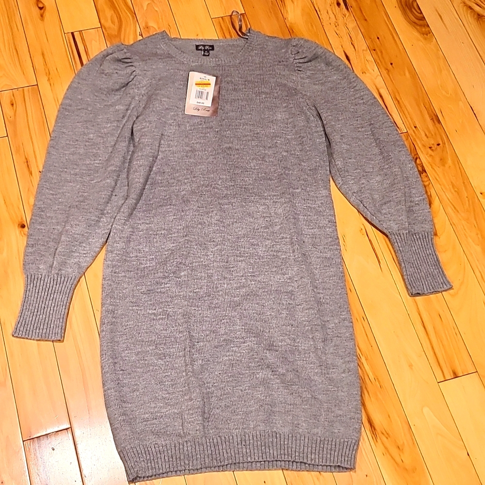 Girls xlarge sweater dress new
